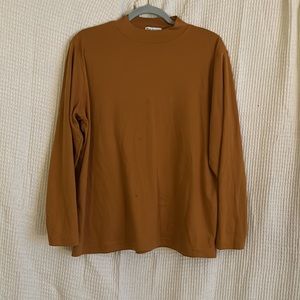 Vintage Orange Long-sleeve Shirt